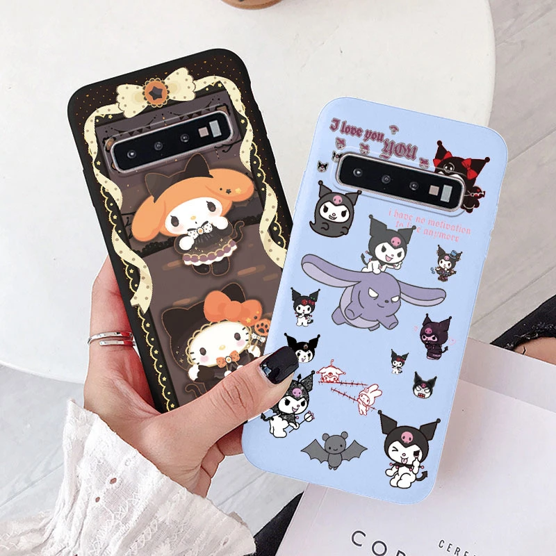 For Samsung Galaxy S10 S 10 Plus S10E Camera Protect Soft Cover Silicone  Cartoon Lilo Stitch Phone Case Funda For Samsung S10+ - AliExpress