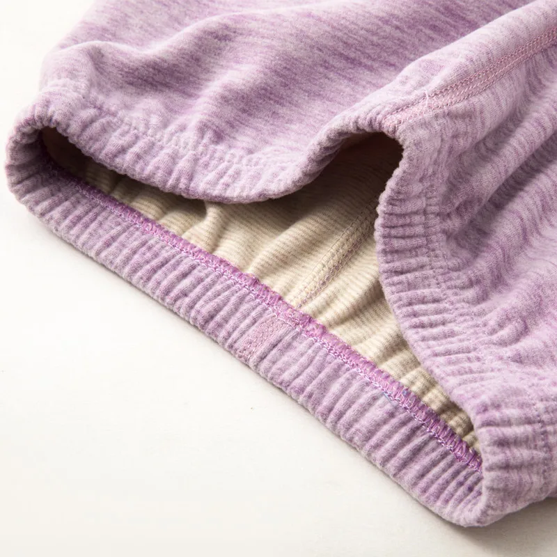 Winter Thermo Unterwäsche Thermo Frauen Kleidung Herren Unterwäsche Wolle und Seide Doppels chicht Fleece gebürstete Tops Thermo hosen Set – Detail 19