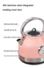 DMWD 220V Retro Electric Kettle With Thermometer 1.7L Large Capacity Water Fast Boiling Teapot  Stainless Steel Linner Kettles 4