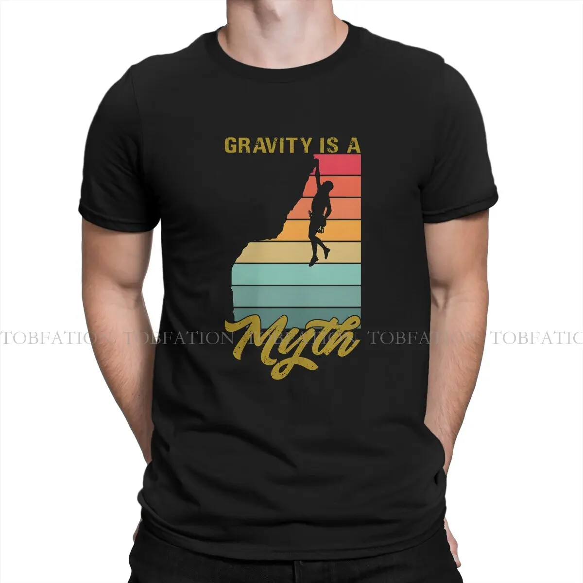 

Мужская футболка с принтом «Gravity Is A Myth», 100% хлопок