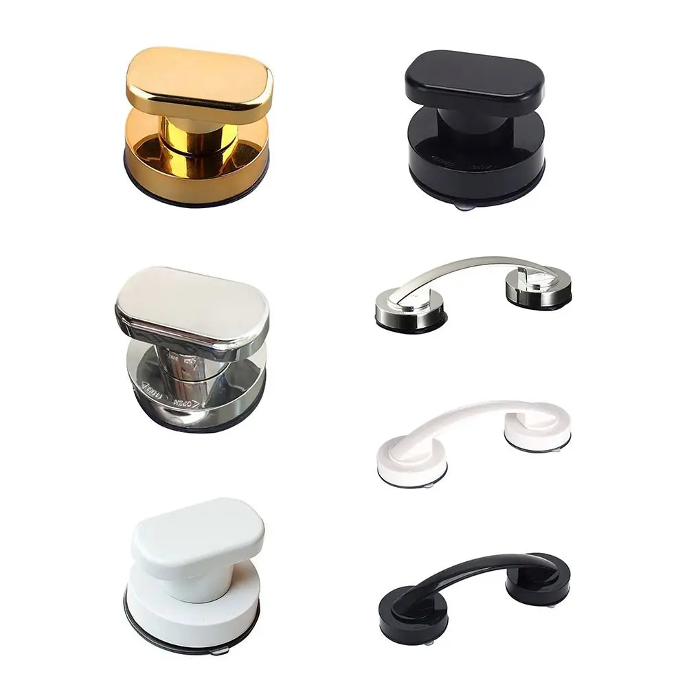 Durable with Suction Cup Shower Handle Anti-slip Furniture Cabinet Knobs Shower Safe Grip Knob Bathtub Pulls