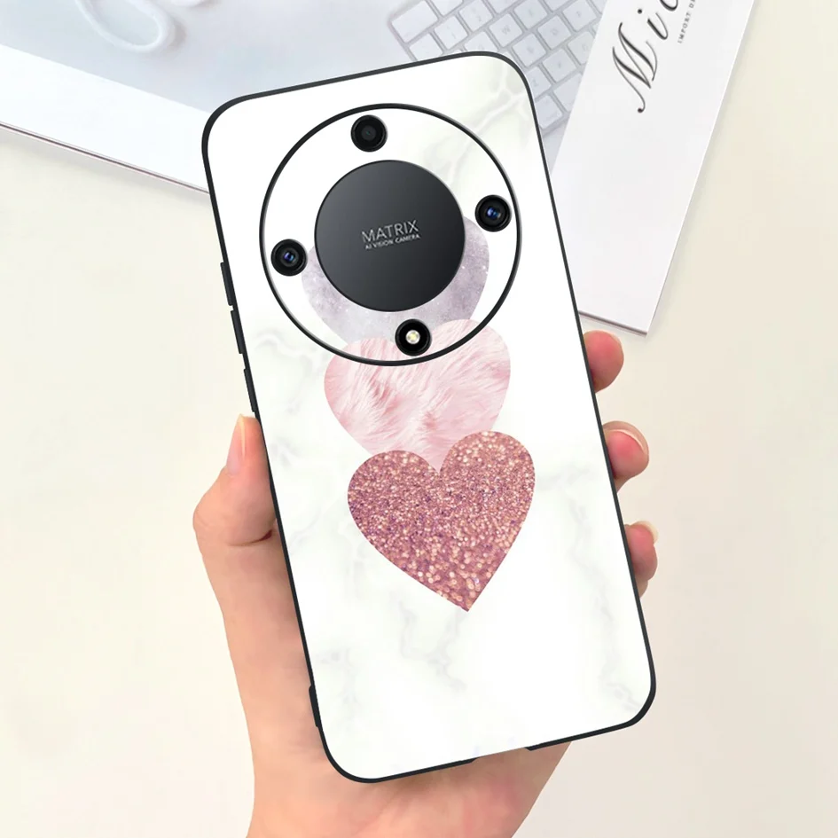 Lovely Cartoon Flower Slim Soft Silicone Phone Case Cover