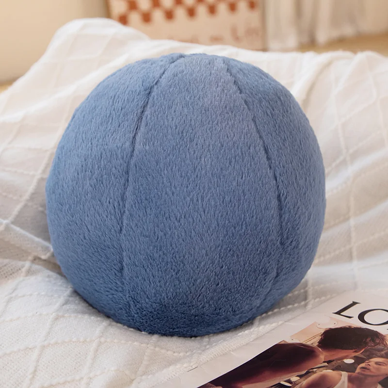Cuscino a forma di palla di Boucle testurizzata, cuscino a sfera morbida, regalo di inaugurazione della casa - Italia