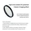 120 LED Reduce Reflected Fill Light Of Tattoos With 52mm Cpl For Cellphone Lens Circular Polarizing Filter Compatible Any Phone 3