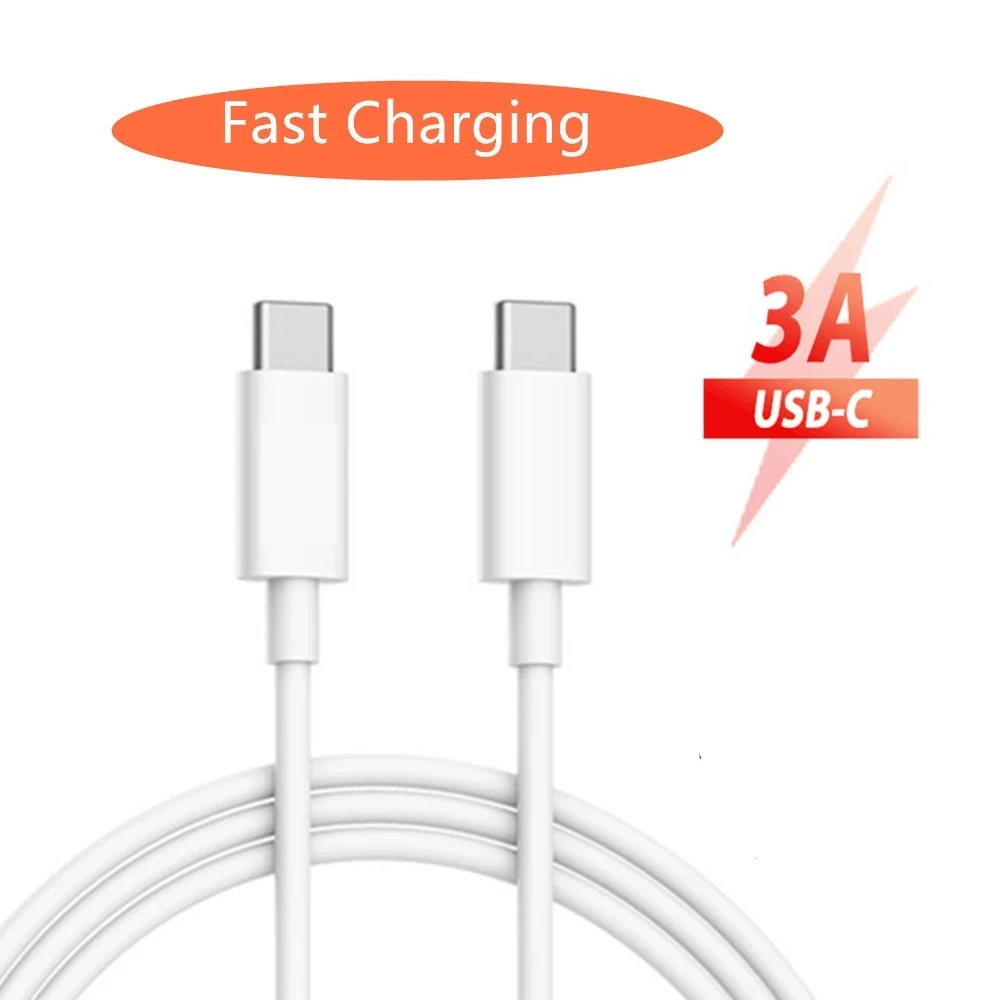 5A Dual Usb Type C Pd Fast Charging Cable For Samsung Galaxy M01 A21S A51 A71 5G M11 M31S A32 A52 Pd Qc 3.0 Usb C Phone Charger