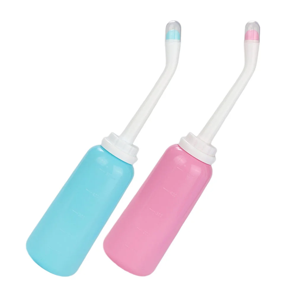 

2 Pcs Bidet Cleanser Convenient Vagina Cleaner Handheld Private Part Women Tpe Cleaning Tool Personal Baby Supplies