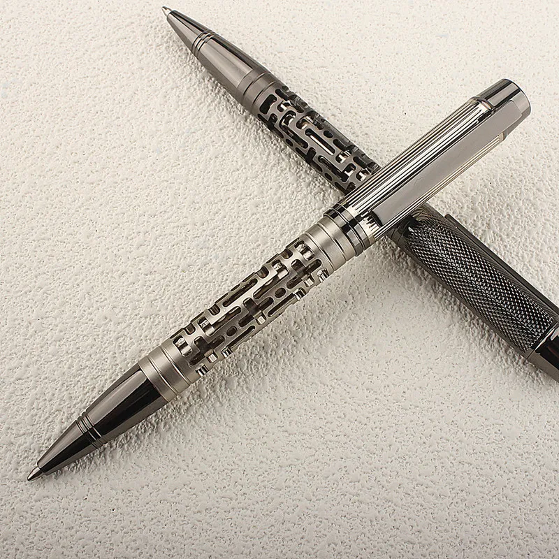 Ink Ballpoint Pen 308 Ink Ballpoint Pen Blue Ink Medium Point 0.7mm Smooth Writing Metal Ball Point Pen Signature Pen