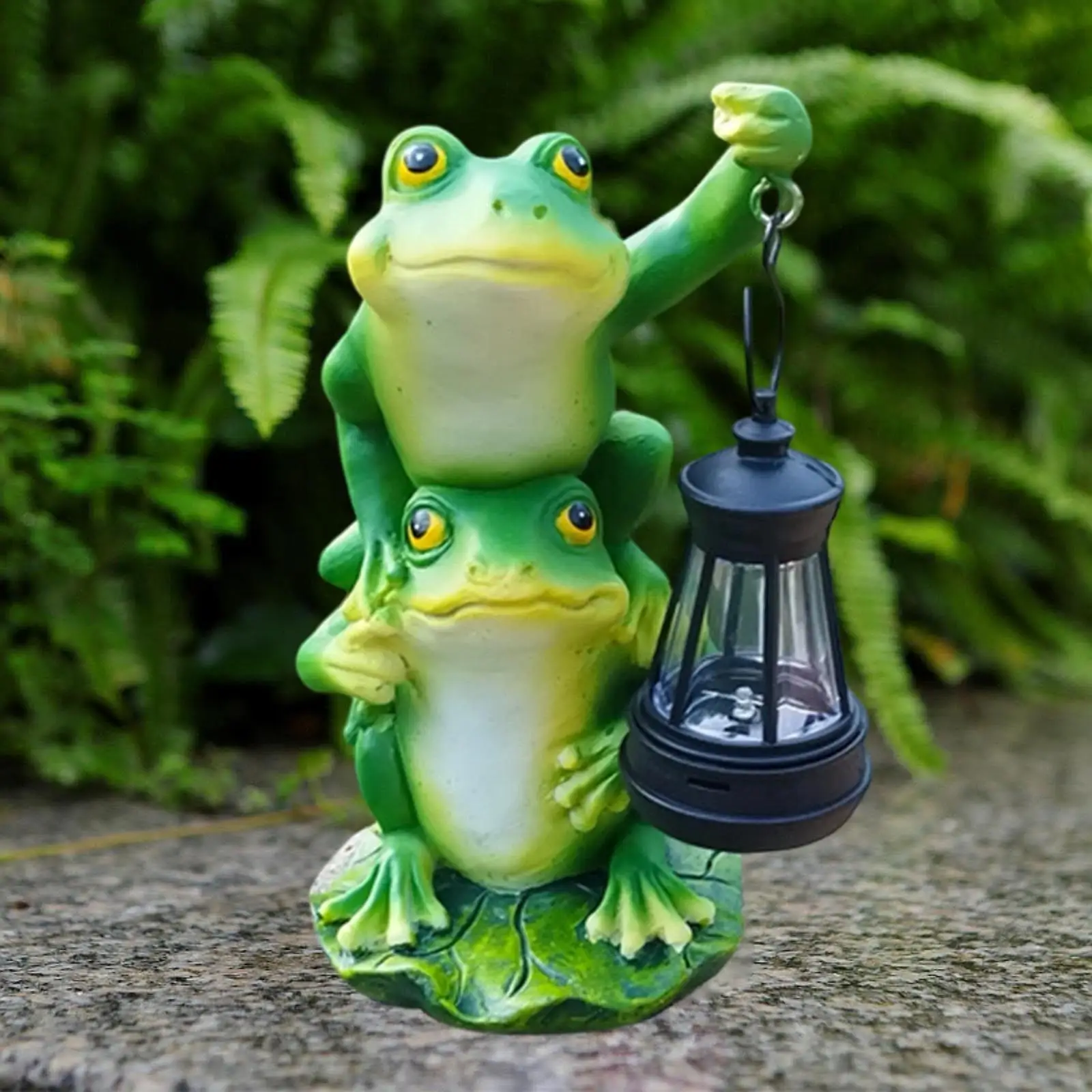 Solar Frog Garden Ornament 3