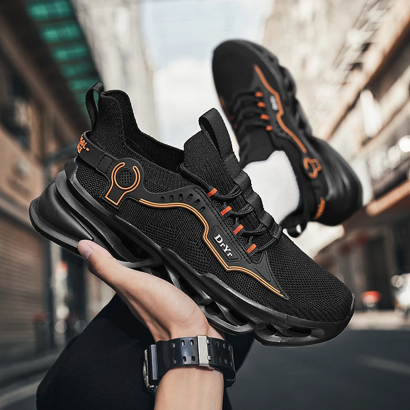 

Новинка 2023, яркие мягкие кроссовки, модная повседневная обувь, мужские Нескользящие кроссовки, профессиональная обувь для бега