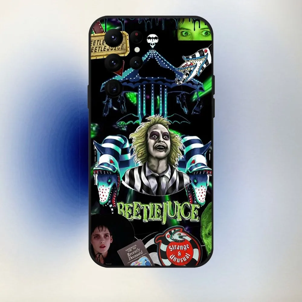 thumbnail image 1 of Movie B-BeetlejuiceS 2 Phone Case For Samsung S24,23,22,30,21,10,9,Ultra,Plus,Lite,FE,5G Black Soft Case, 1 of 4
