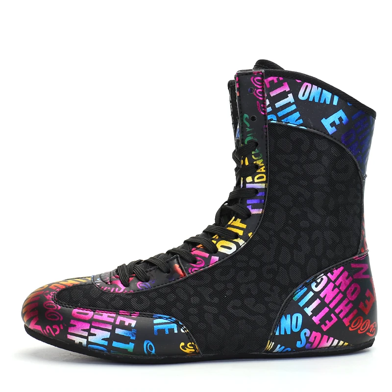 Men's and Women's Boxing Boots, Wrestling Shoes, Combat Sports Shoes, Fitness Equipment, Training Fighting Boots