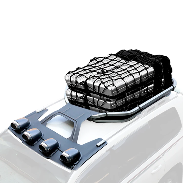 

Aluminum Alloy ABS roof cargo carrier rack Car Roof Luggage Rack with Spotlight