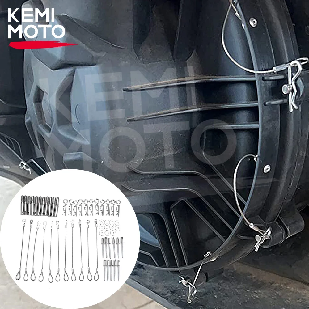 KEMIMOTO Clutch Cover Pin Kit Screw Fittings Easy Belt Quick Release