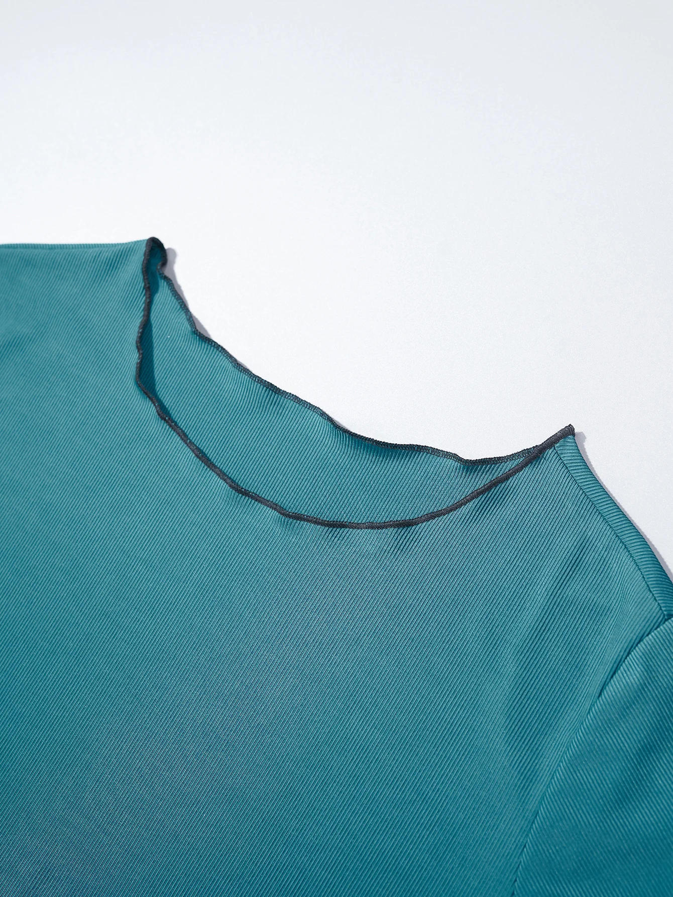 طقم بيدامات نسائية أحادية اللون من قطعتين ، بلوفر...