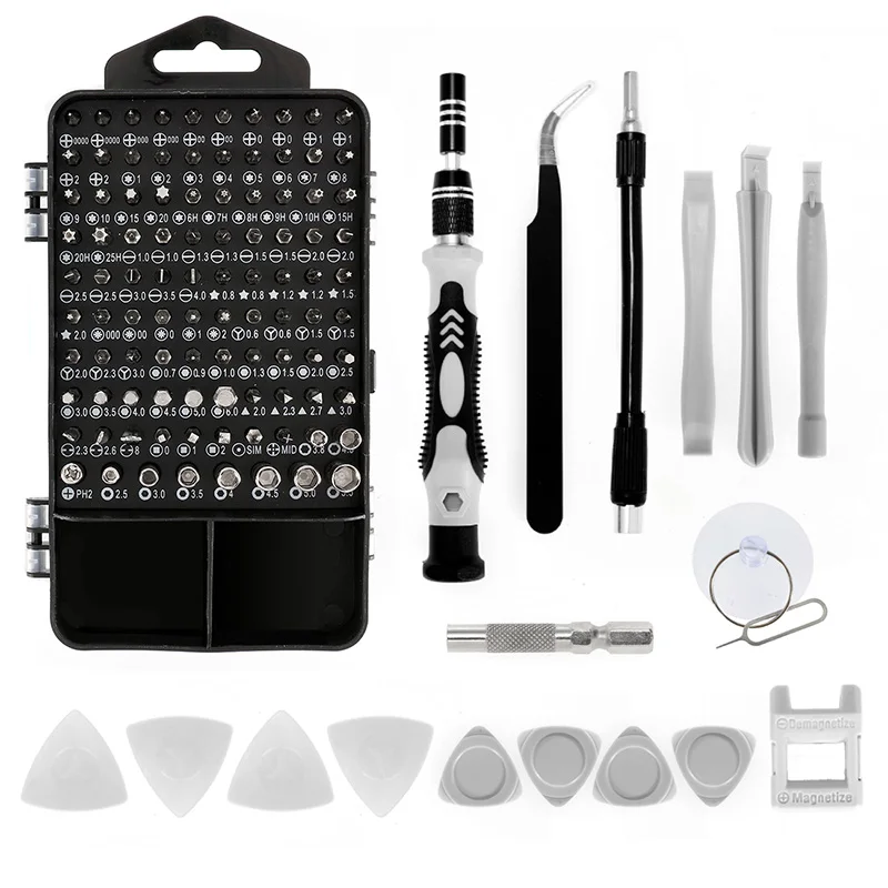 

115 IN 1 Hardware Repair Tools High Quality Material Multifunctional Ergonomical Screwdriver Set Kit Combination Home Hand Tools
