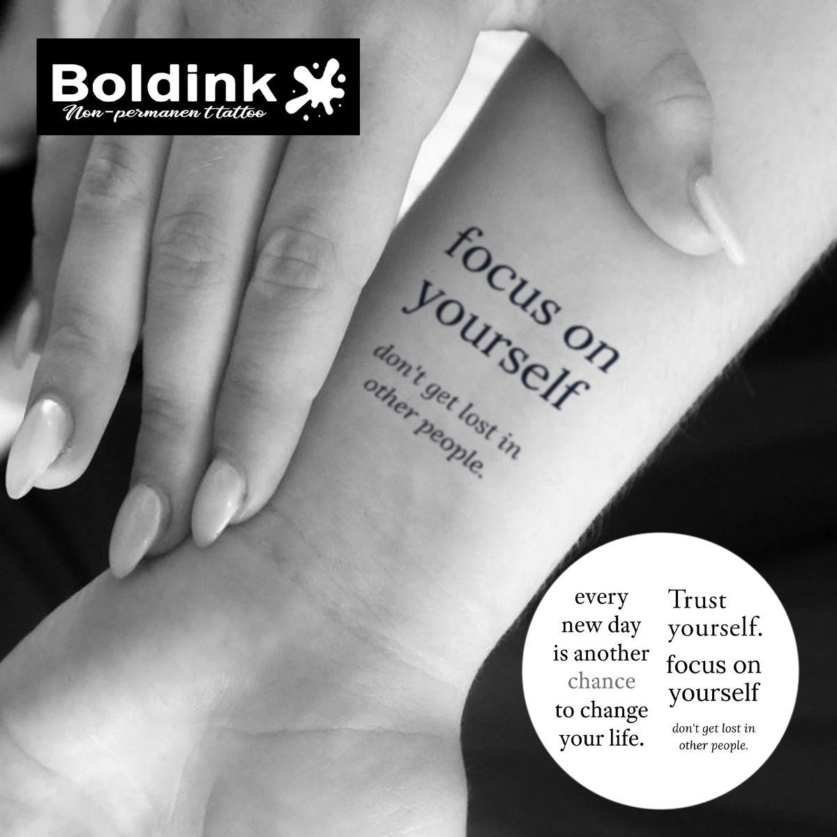 Daily Renewal Boldink Temporary Tattoo,Lasts To 15 Days New Technology  Magic Waterproof Semi Permanent Sticker. - AliExpress, image size:1200x1200