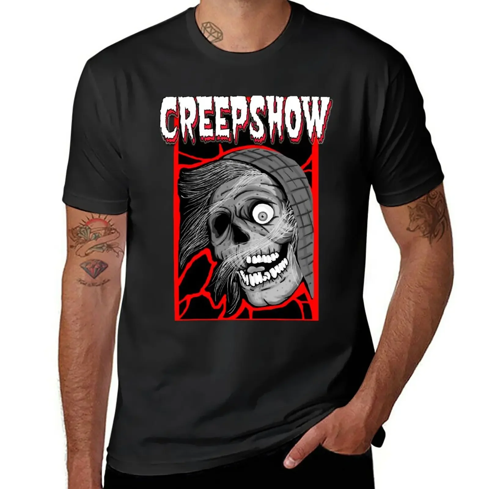 

Creeshow poster art T-Shirt cute tops for a boy funnys Men's t shirts