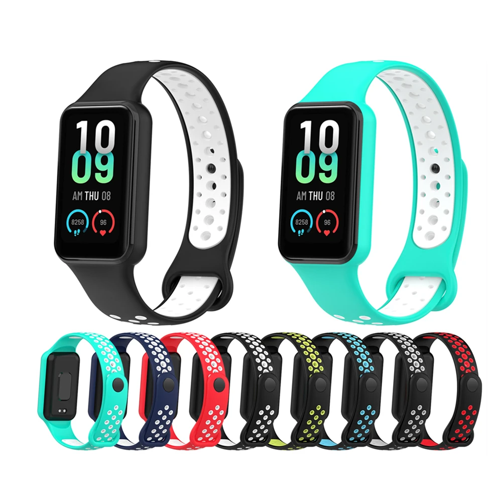 

Двухцветный ремешок для Redmi Band 2, Воздухопроницаемый высококлассный ТПУ чехол-бампер для наручных часов