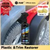 Plastic Restore Revitalizer Plastic Renovator Longlasting Coating For Car Rubbers Refurbish Clean Gloss Black Shine AIVC Repair 1