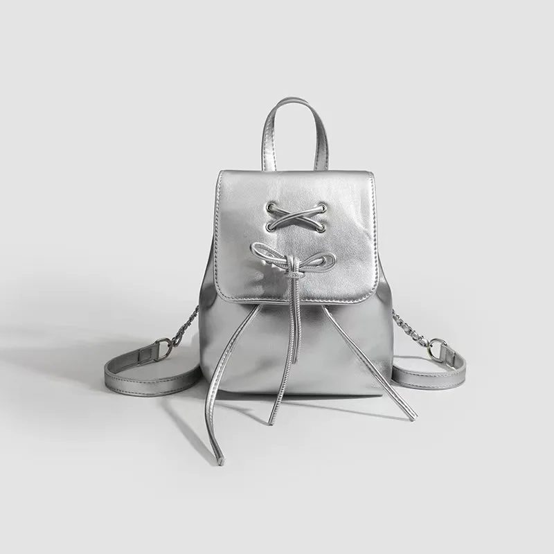 

Новый нишевой дизайнерский роскошный рюкзак в балетном стиле ретро с бантом изысканный и универсальный мини-рюкзак высококачественный Повседневный простой рюкзак