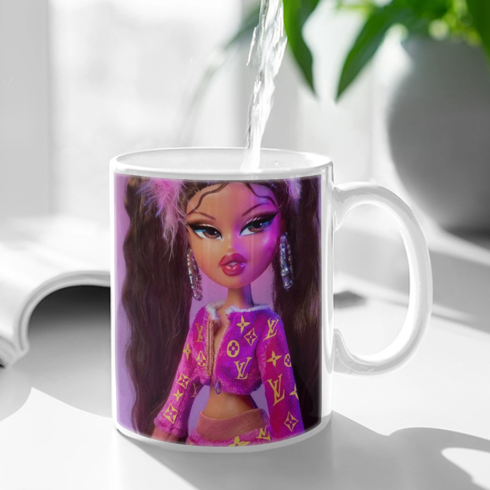 White Mug Coffee Cup Milk Tea Cups Gift For Friends Bratz Coffee Mugs Cups  Milk Tea Mug