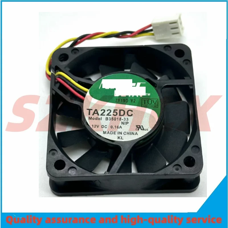 1개/몫 60x60x15mm 3선 서버 냉각 팬 Nidec B35018-33 DC 12V 0.1..
