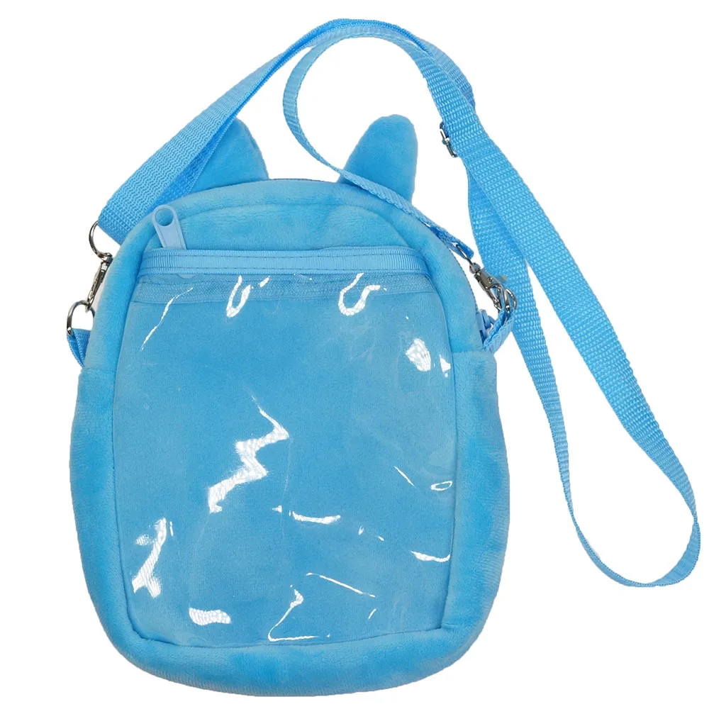 20cm Kawaii Rowlet Lucario Plush Backpack Pokemon Anime Shoulder