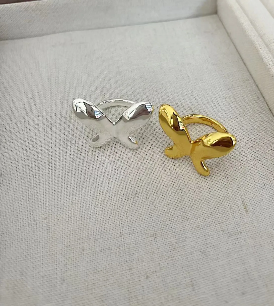 YS New UNODE50 High Quality Silver Fashion Classic Butterfly Ring  Christmas Gift Everyday Match