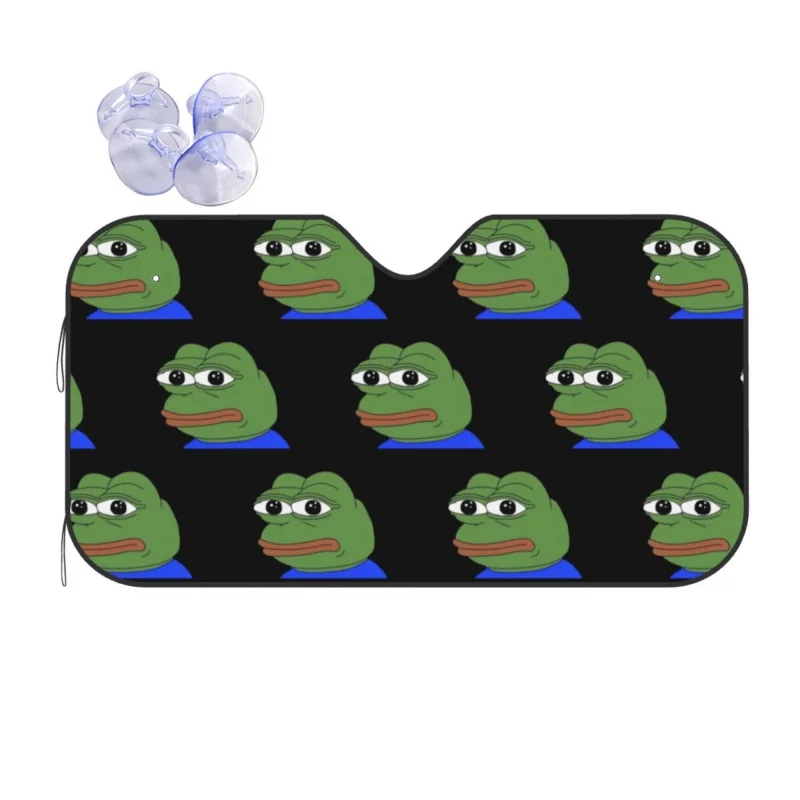 

Funny Frog Car Windshield Sunshade Sun Shade for Car Window Sunshade Car for Men Women Keep Car Cool Prevent Car From Sun Heat
