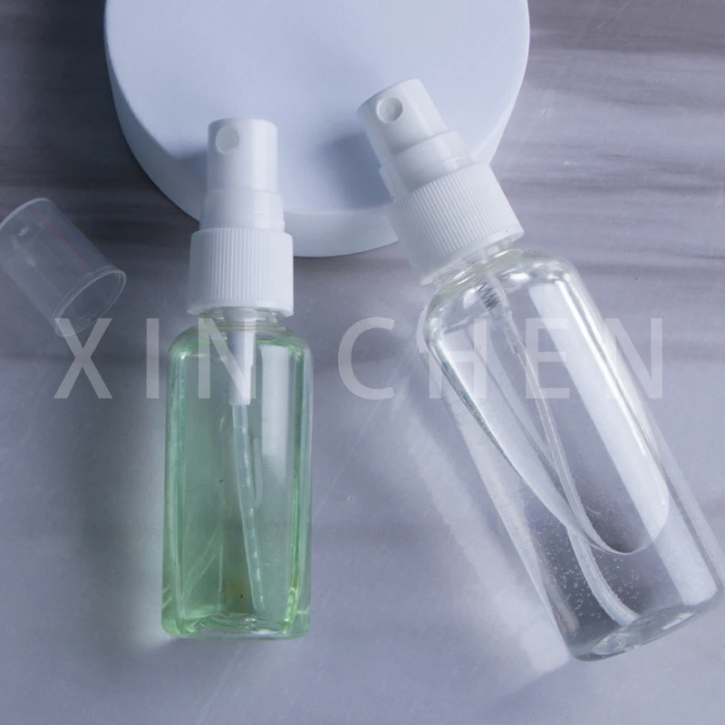 

5pcs Spray Bottles Empty Plastic Clear Small Travel Bottles Fine Mist Atomizer for Perfume 30ml 50ml 100ml Cosmetic containers