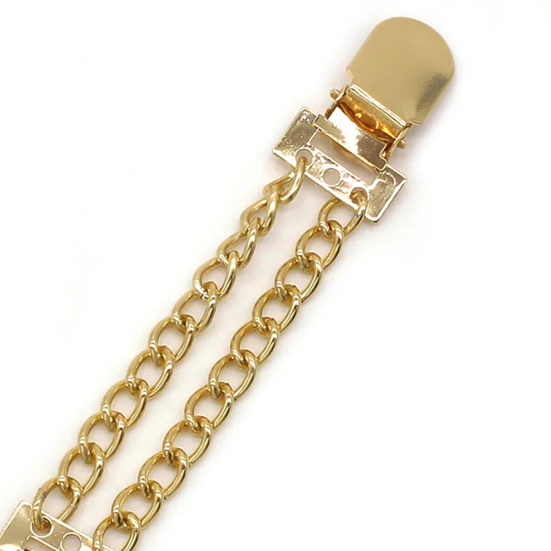 Metal Anti-slip Cardigan Clip Pearl Chain Shawl Buckle Sweater Corsage Brooch Shirt Collar Holder Clip Accessories 1pc clothing decor enamel flower brooch