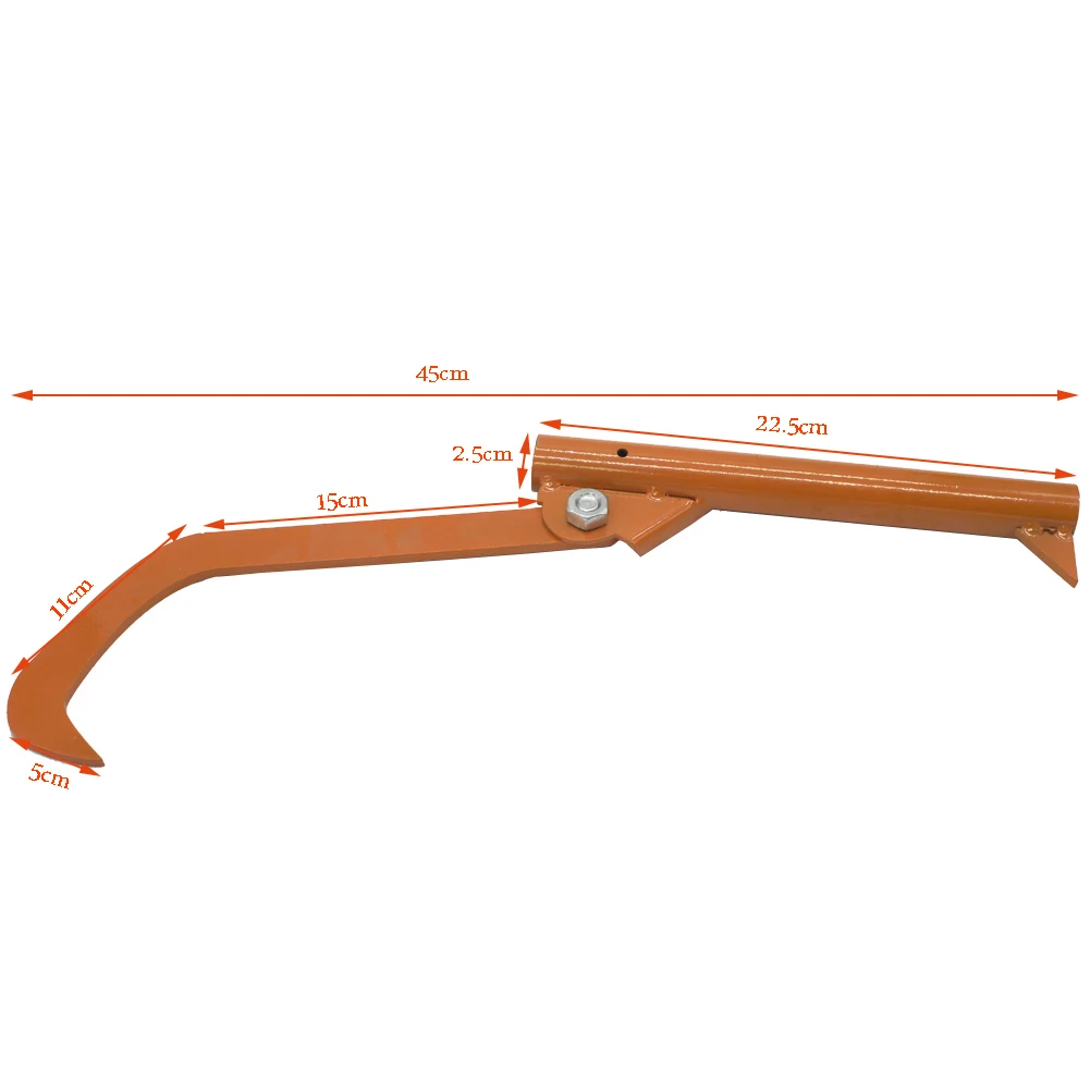 Carbon Steel Roller Felling Lever Garden Backyard Lifter Log Peavy Heavy Duty 4