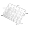 large size Lipstick Holder Display Rack Case Cosmetic Nail Polish Make Up Organiser Box 24 Grids Acrylic Makeup Organizer 6