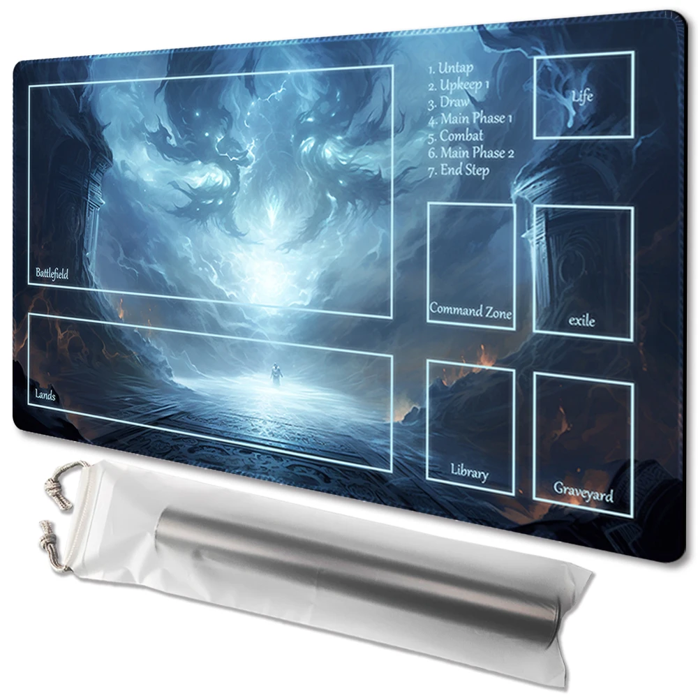 

Battle - Board Game TCG Playmat Table Mat Game Size 60X35 CM Mousepad Compatible for MTG CCG