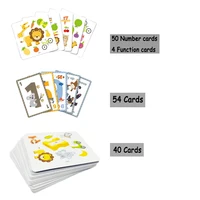 Children Number Sense Training Montessori Toys Animal Shape Matching Card Board Games Set Arithmetic Learning Educational Toys 2