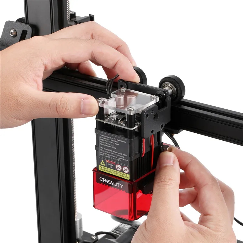 Creality Cv-kit de Módulo Laser 1.6w 5w 10 24v Proteção de Segurança com Foco Preciso para Ender3 s1 Ender-3 s1 Pro Ender-3 s1 Plus - Imagem 2