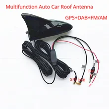  Multifunction Auto Car Roof Antenna GPS+DAB+FM/AM Radio Signal Aerial Universal Accessory Car Roof Antenna Car Accessories 
