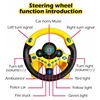 Infant Shining Eletric Simulation Steering Wheel Toy with Light Sound Kids Early Educational Stroller Steering Wheel Vocal Toys 5