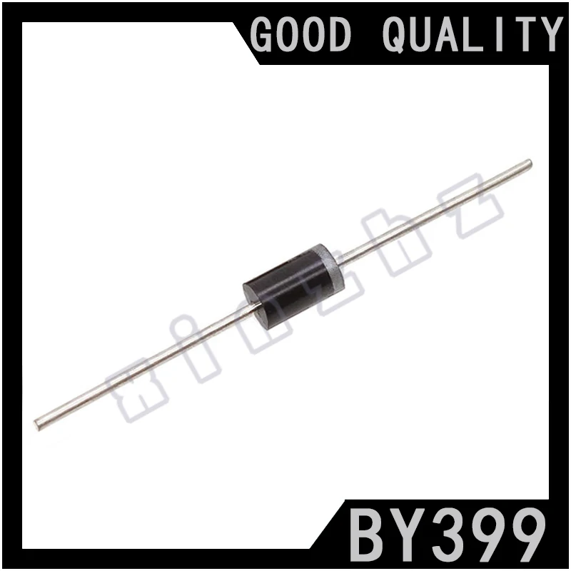 10PCS BY399 Fast Recovery Rectifier Diode DO-201AD 100% Brand New Original High Quality General Purpose Rectifiers
