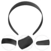 12 Pcs Base Headband Hair Accessories for Girls Blank Hoop Plastic Headbands Material Unique Women DIY Hairpiece Plain 4