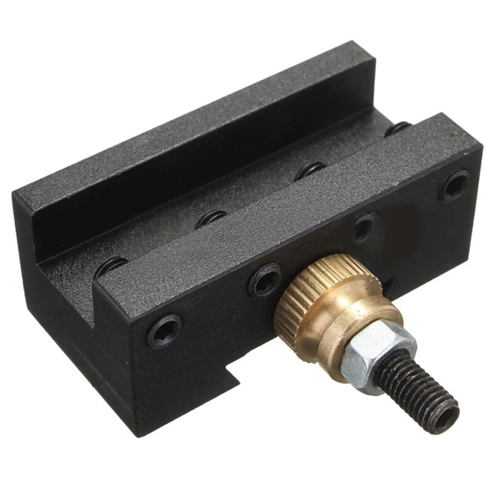 Mini Lathe 1/4"-1/2" Turning Tool Holder Kit For CCMT TCMT Milling Inserts Quick Change Post Facing Milling Tool Stand