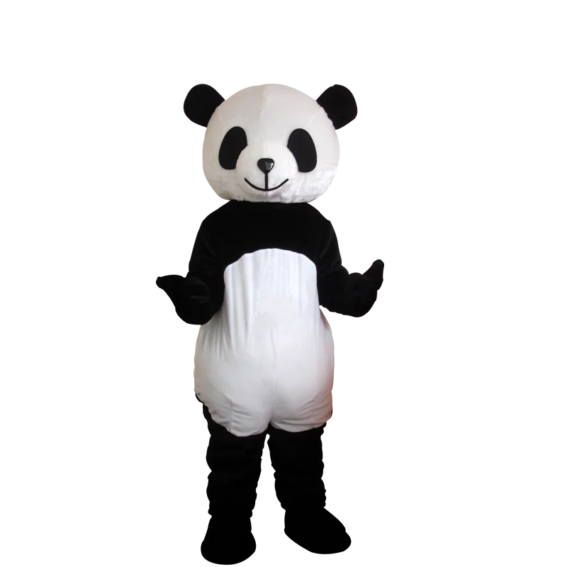 thumbnail image 1 of Nuevo disfraz de mascota panda, lindo oso panda, personaje de anime para adultos, disfraz divertido y divertido para cosplay, celebración navideña, 1 of 5