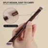 MAANGE Double Ended Makeup Brush Set Detachable Travel Contour Concealer Brush Set Eyeshadow Brush Face Cosmetic Tools with Box 5