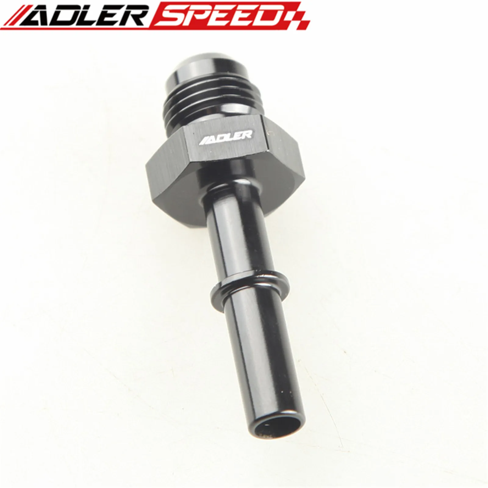 

ADLERSPEED -6 AN AN6 Fuel Line Rail Adapter Fitting To 5/16" Male Quick Connect Black / Blue /Silver