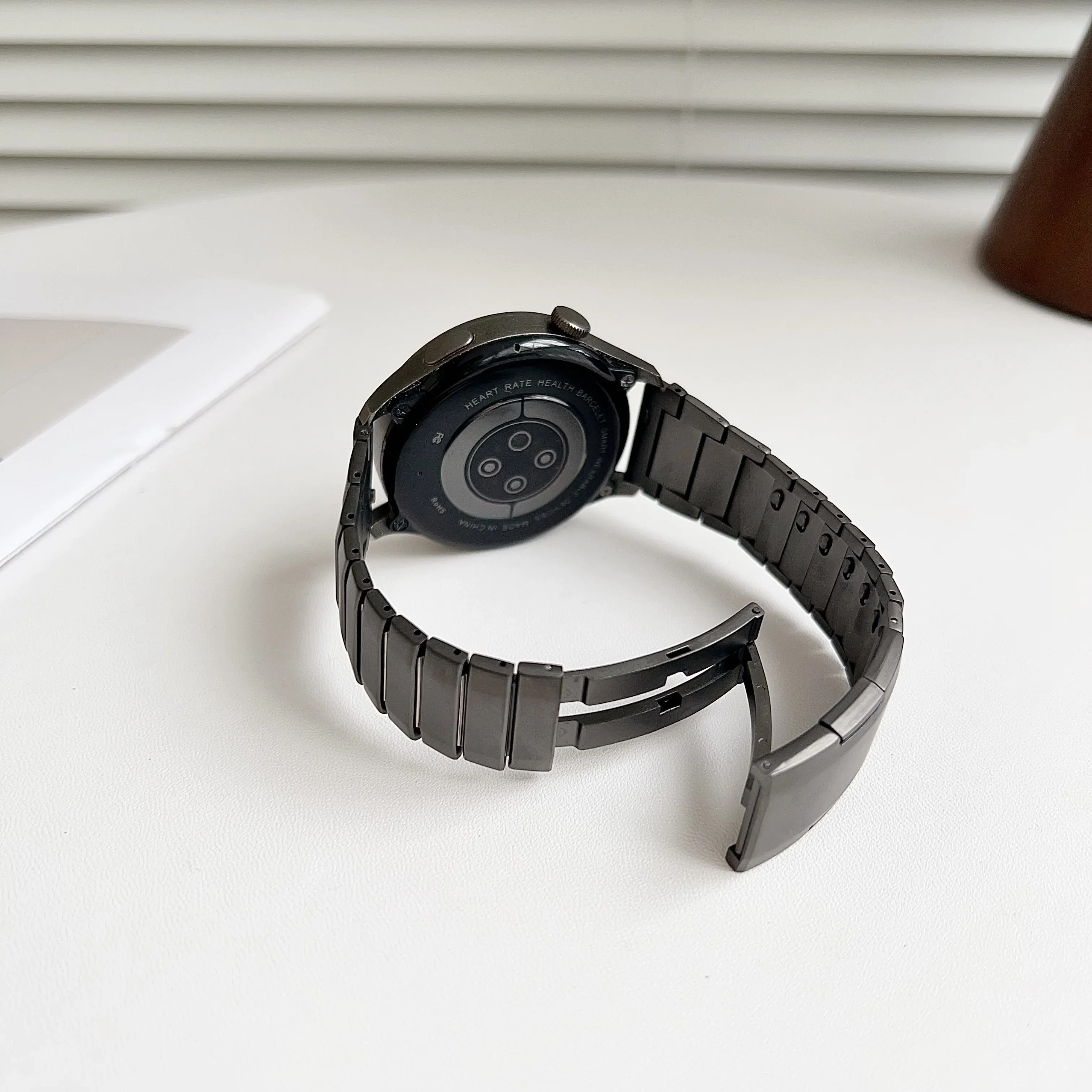 22mm Stainless Steel Business Fashion Metal Watch Band