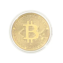 Bronze Commemorative Coin - Art Metal Antique Lovers Gift Souvenir (Bitcoin Coin1)