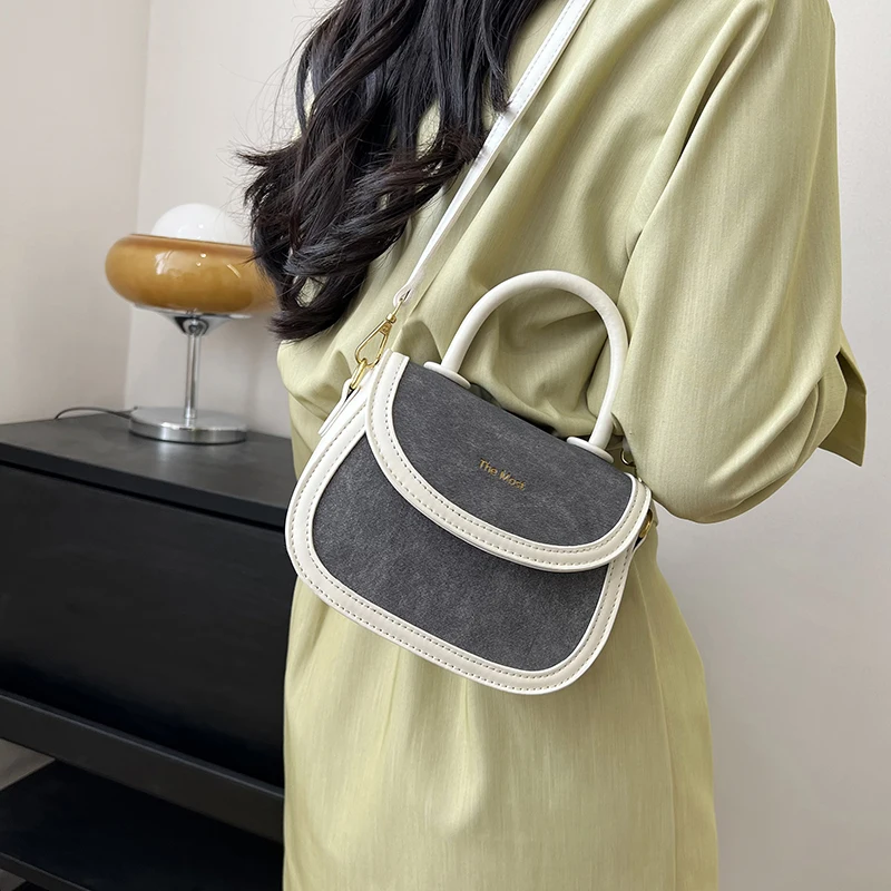 

Mini Women's Bag 2023 New Tote Saddle Bag PU Leather Shoulder Cross Bag Luxury Designer Handbag Messenger Bag Y2K Purse Female