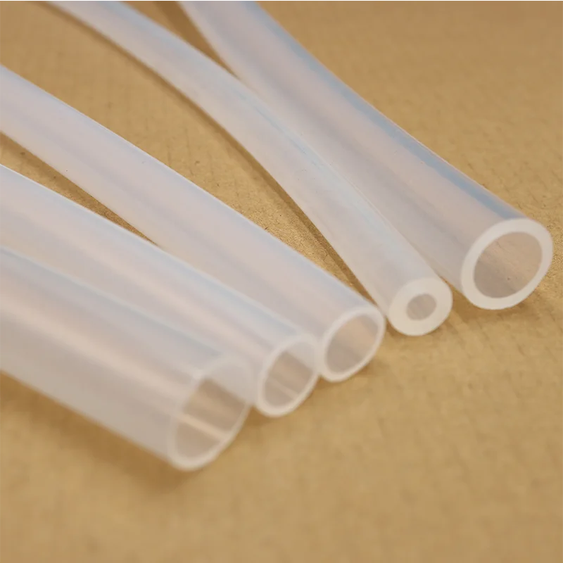 1/5M Food Grade Pipe Silicone Rubber Aquarium Pump Hose Transparent Flexible Tube 2 4 5 6 7 8 9 10 12 14mm Clear-silicone tube,rubber hose,rubber tube,rubber tubing