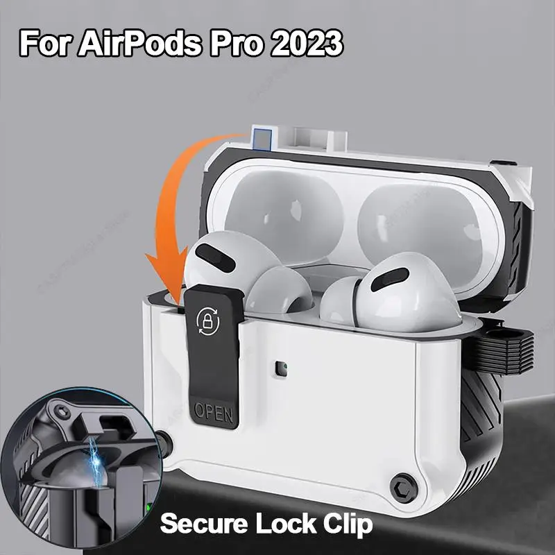 Custodia Di Sicurezza Per Airpods Pro 2023 Pro 2 2022 Custodia Per Auricolari Per Airpods 3 Pro Custodia Solida Di Seconda Generazione Per Airpods Pro