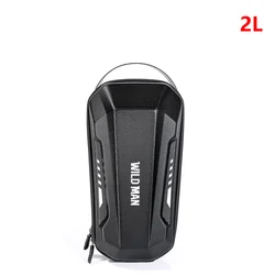 Electric Scooter Front Bag, 2-5L Capacity, EVA Hard Shell Handlebar Hanging Storage Bag (2L)